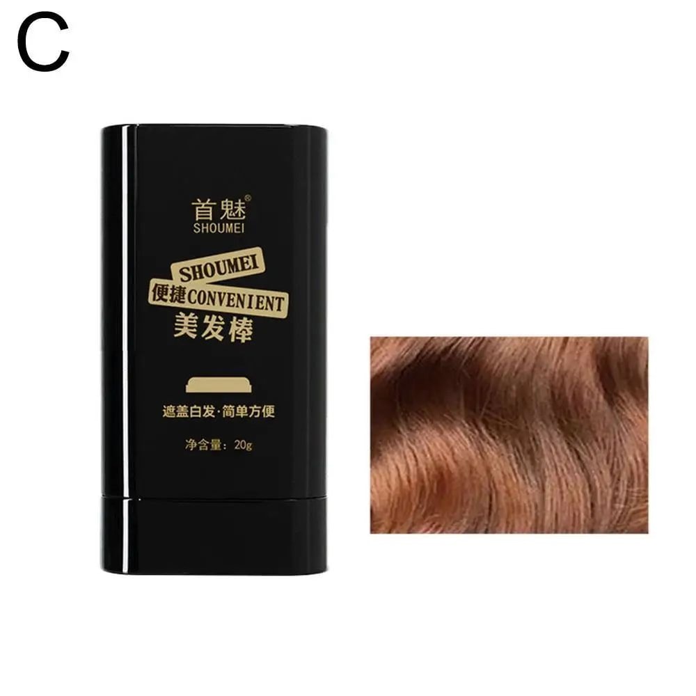 Instant TouchUp Hair Color Comb Stick Portable Gray Hair Concealer For Natural Coverage 8