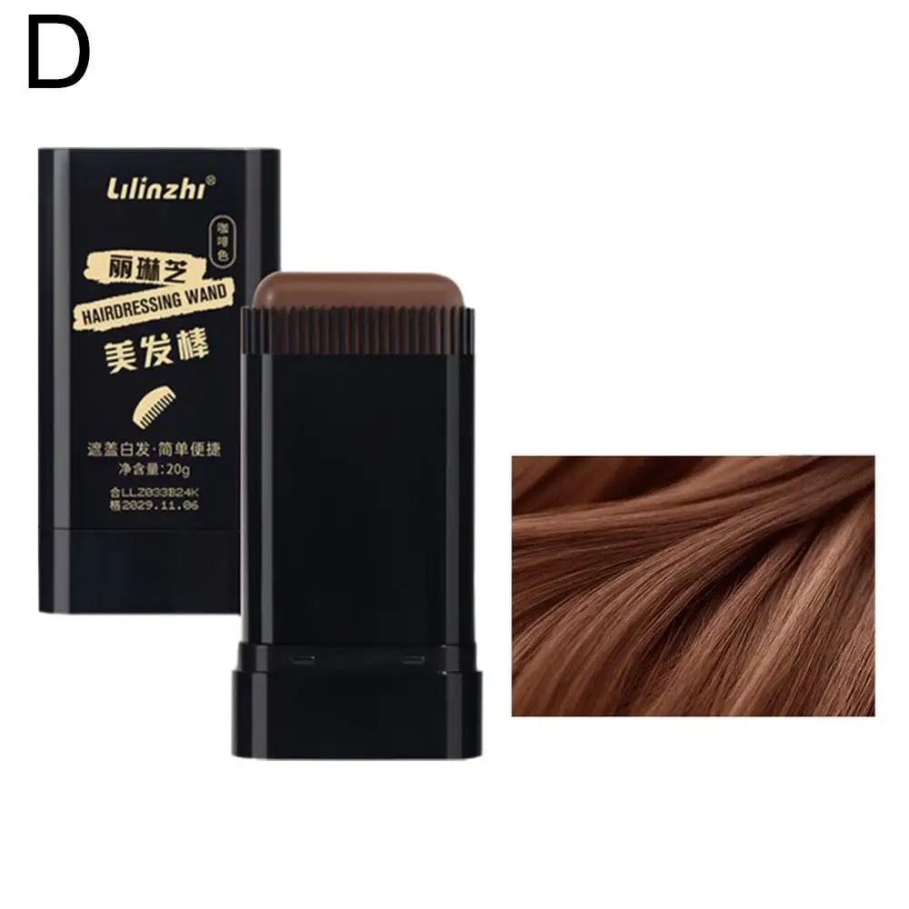 Instant TouchUp Hair Color Comb Stick Portable Gray Hair Concealer For Natural Coverage 9