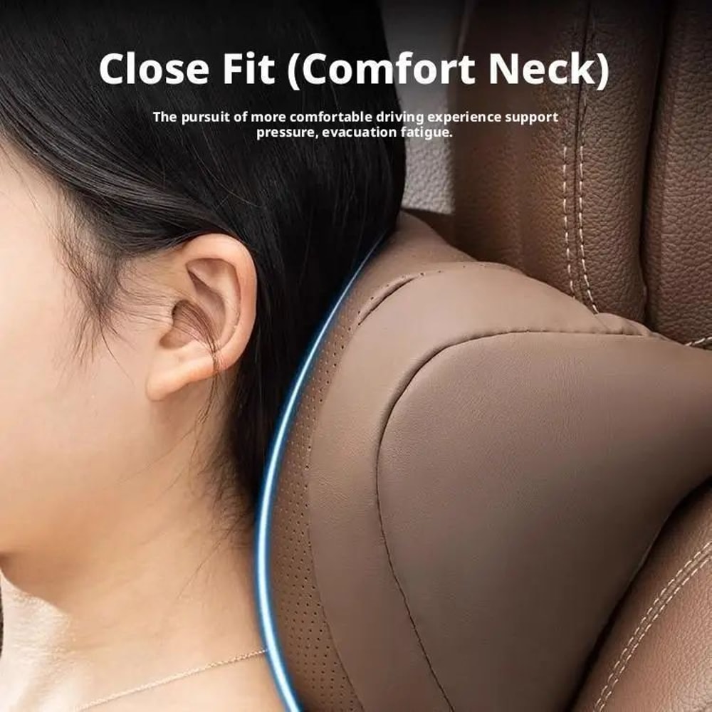 Universal Car Seat Headrest Neck Pillow Ergonomic Travel Neck Support Cushion 1