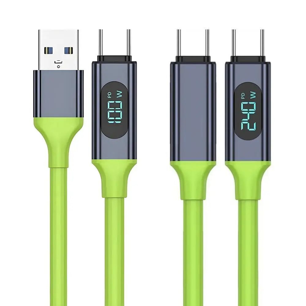 240W USBC To USBC Fast Charging Cable With RealTime Power Display 5