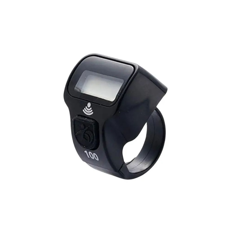 Mini Ring Finger Counter LCD Digital Tally Clicker For Events Sports Daily Counting 0
