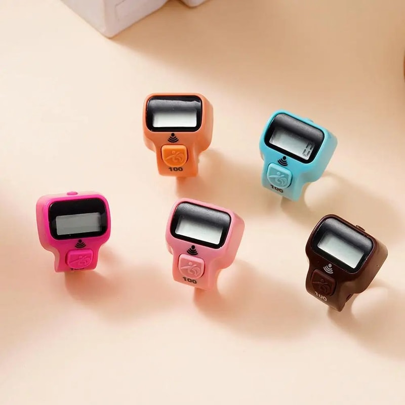 Mini Ring Finger Counter LCD Digital Tally Clicker For Events Sports Daily Counting 3