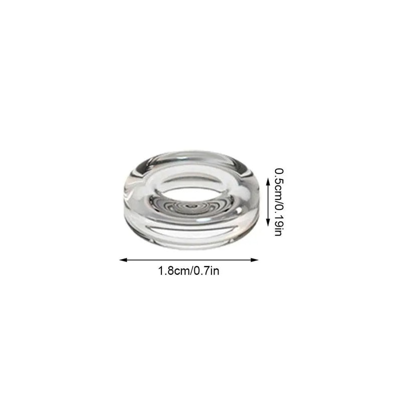 PS5 Portal AntiSlip Silicone Thumb Grip Caps Transparent Comfort Joystick Covers 4