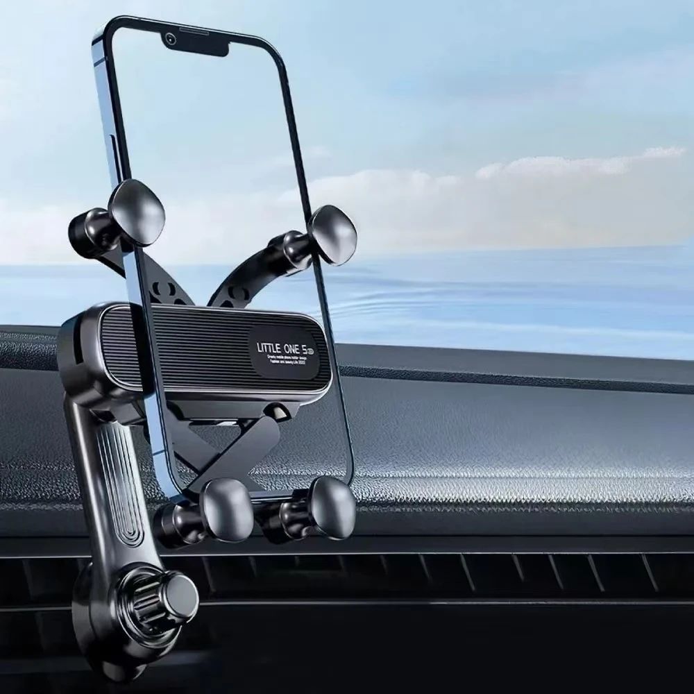 GravityLock Universal Car Air Vent Phone Holder OneHanded Shockproof Mount For Safer Driving 5