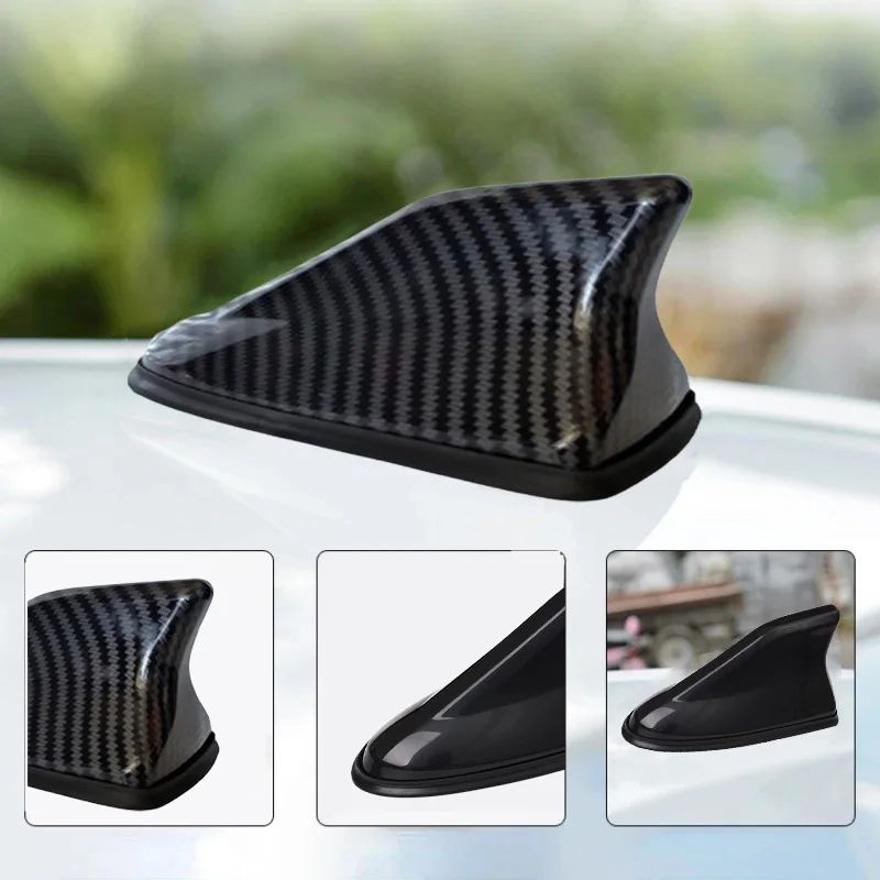 Universal Shark Fin Car Antenna Sleek Roof Radio Aerial For Most Vehicles 1