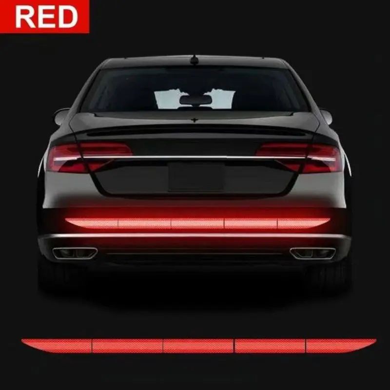 Reflective Car Wheel Hub Door Edge Safety Warning Tape Strips 16
