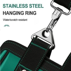 23-inch heavy-duty waterproof tool bag – large capacity electrician & tradesman organizer