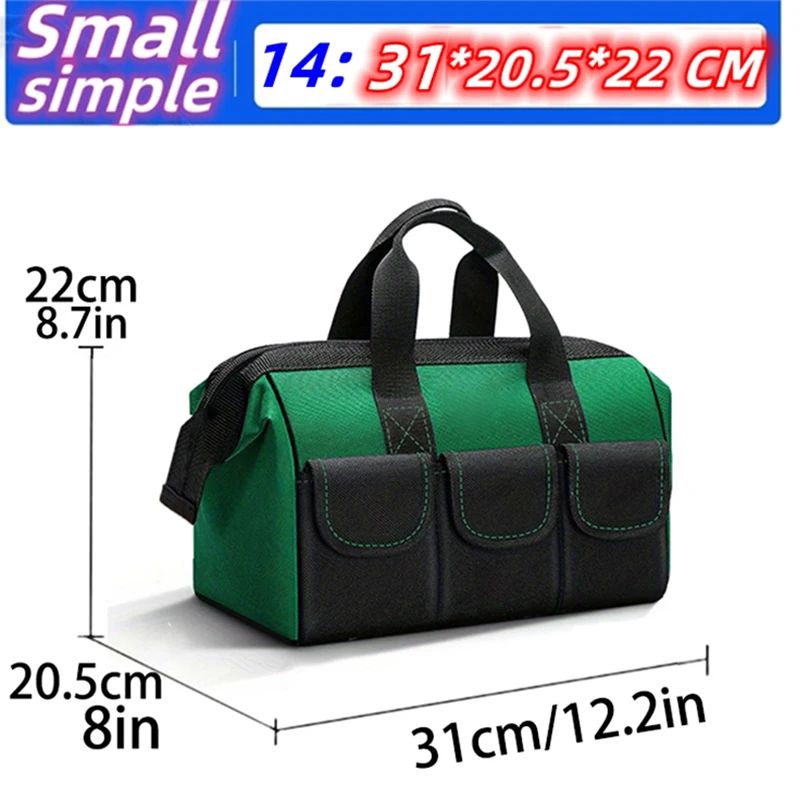 23Inch HeavyDuty Waterproof Tool Bag Large Capacity Electrician Tradesman Organizer 7
