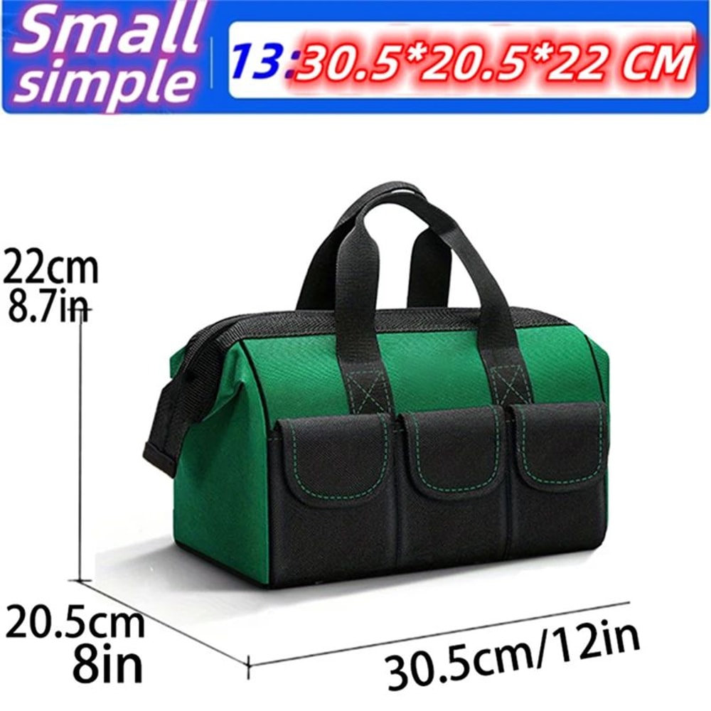 23Inch HeavyDuty Waterproof Tool Bag Large Capacity Electrician Tradesman Organizer 16