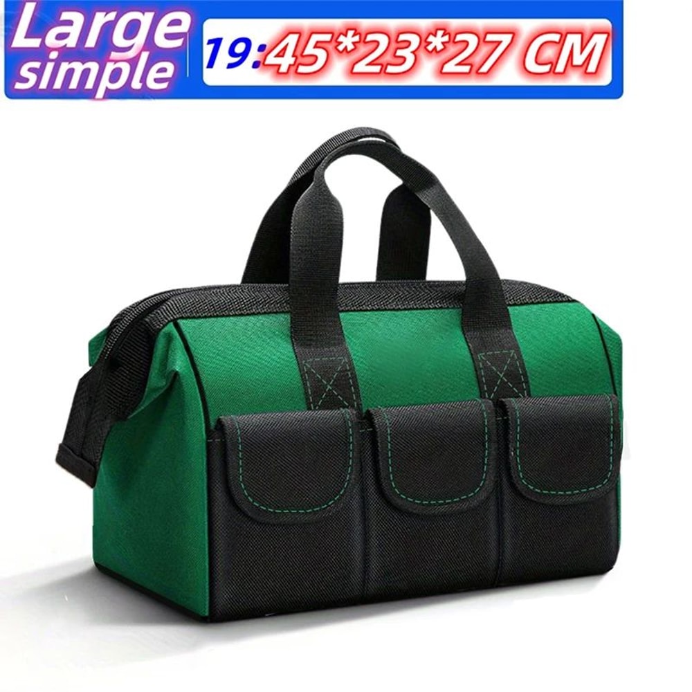 23Inch HeavyDuty Waterproof Tool Bag Large Capacity Electrician Tradesman Organizer 18