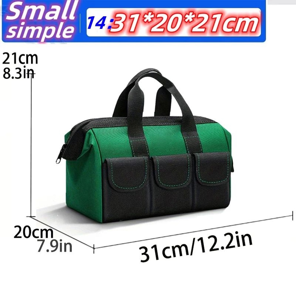 23Inch HeavyDuty Waterproof Tool Bag Large Capacity Electrician Tradesman Organizer 8