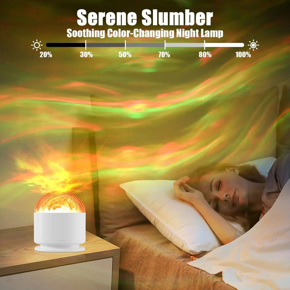 AuroraGlow Northern Lights LED Projector Night Light With Remote Control 5