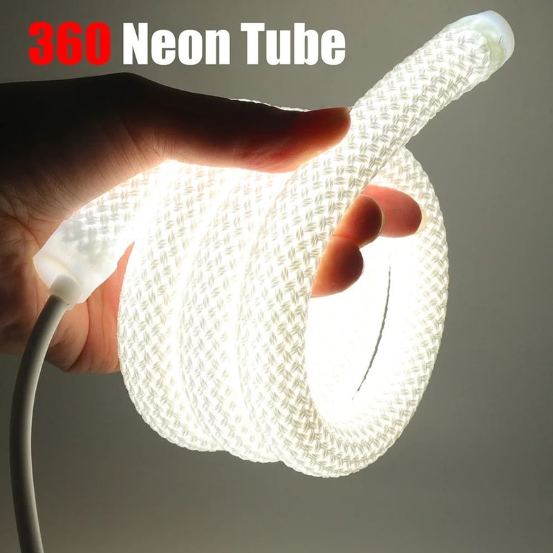 360 NeonFlex LED Rope Light Waterproof Flexible Neon Strip For Ambient Home Outdoor Decor 0