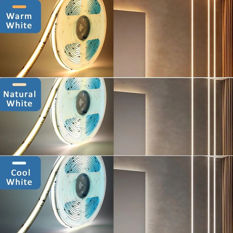 WS2811 COB Running Water LED Strip Light 24V With RF Remote Control 4