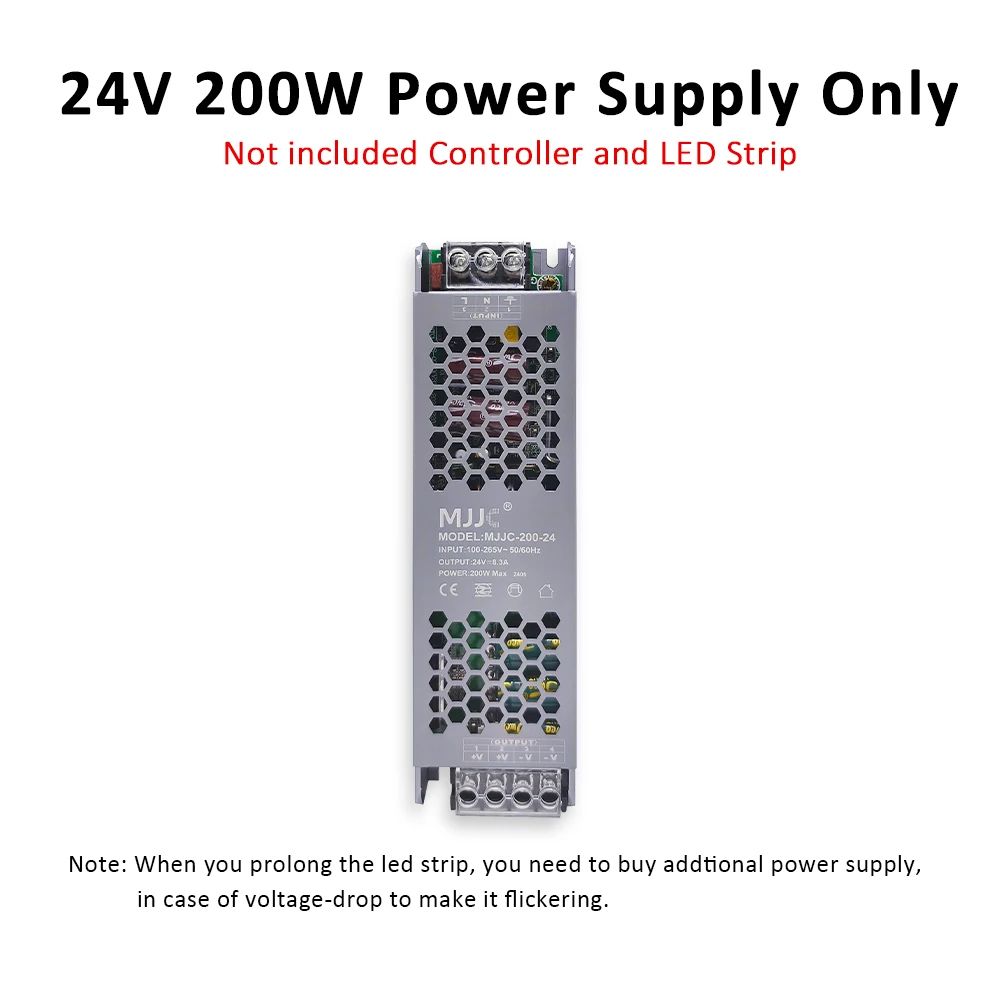 WS2811 COB Running Water LED Strip Light 24V With RF Remote Control 14