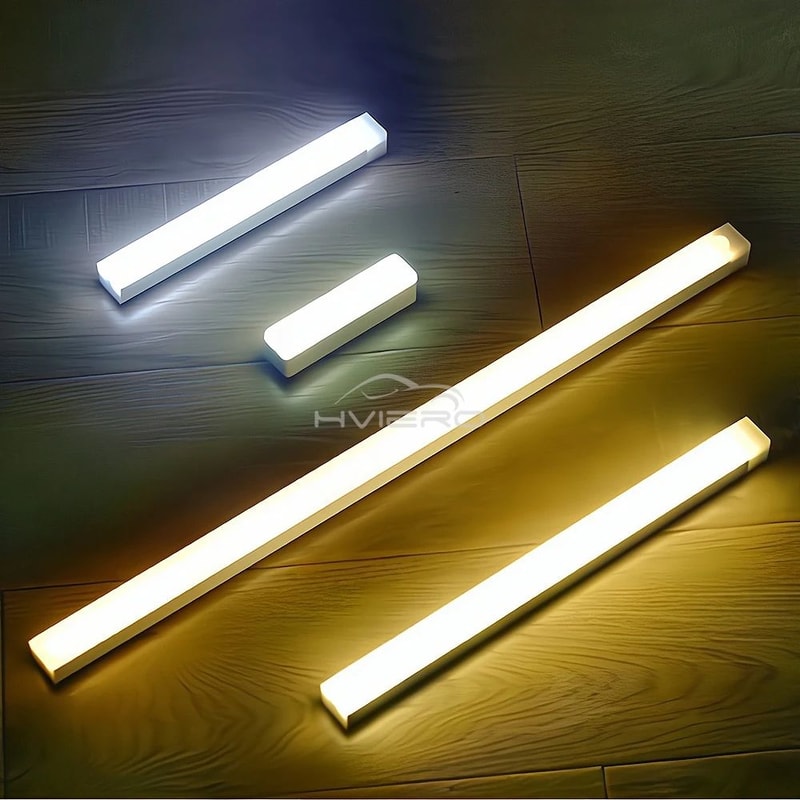 Rechargeable Motion Sensor LED Night Light For Cabinets Stairs Closets 0