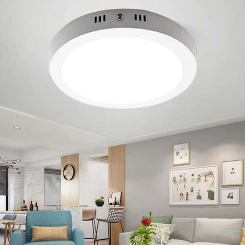 Ultra-Thin Modern LED Ceiling Light – Flush Mount Panel for Living & Bedroom