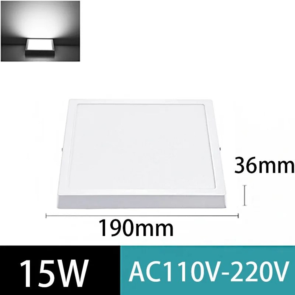 UltraThin Modern LED Ceiling Light Flush Mount Panel For Living Bedroom 10