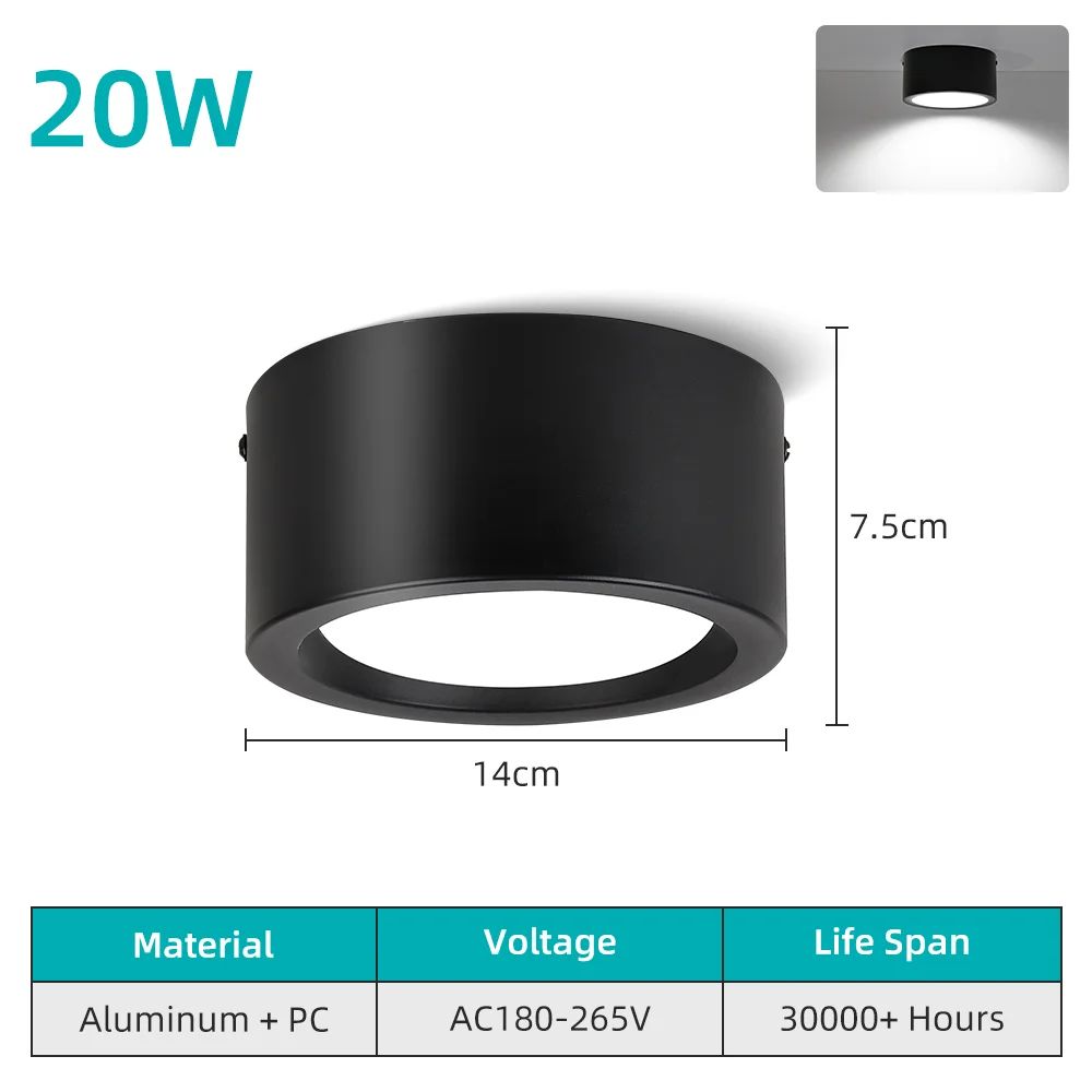 UltraThin Modern LED Ceiling Light Flush Mount Panel For Living Bedroom 12