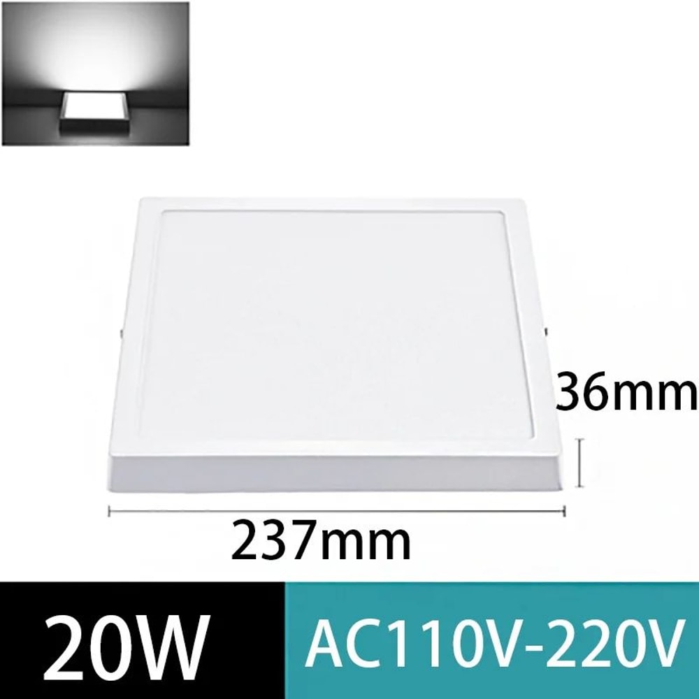 UltraThin Modern LED Ceiling Light Flush Mount Panel For Living Bedroom 11