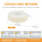 Flexible COB LED Strip Light With Switch Waterproof Dimmable Home Accent Lighting 1
