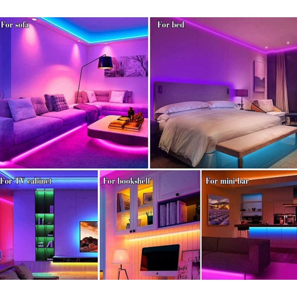 AuraFlex USB COB LED Strip Light 320 LEDs For Ambient TV Home Lighting 1