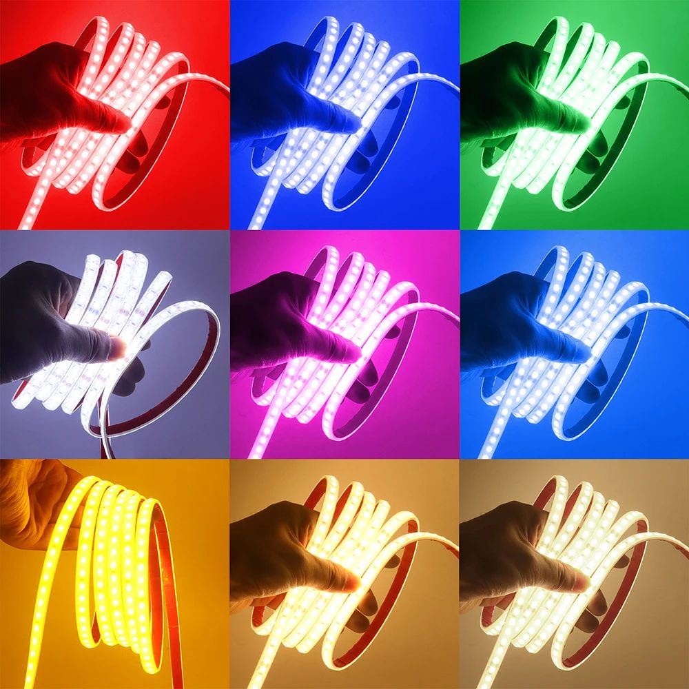 Solar Waterproof LED Light Strip 24V IP68 Outdoor Garden Party Lighting 4