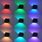 AuroraGlow RGB LED Wall Light With Remote Modern ColorChanging Wall Sconce For Stylish Indoor Ambi 1