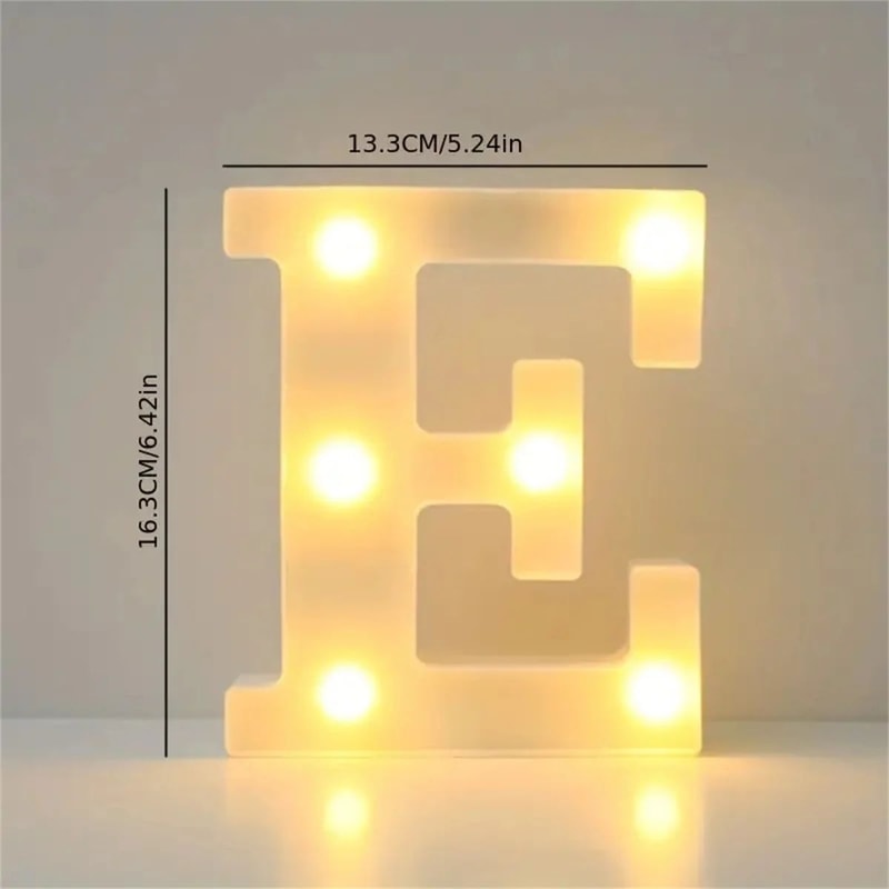 LED Marquee Letter Light 16cm Light Up Alphabet Number Night Decor 9
