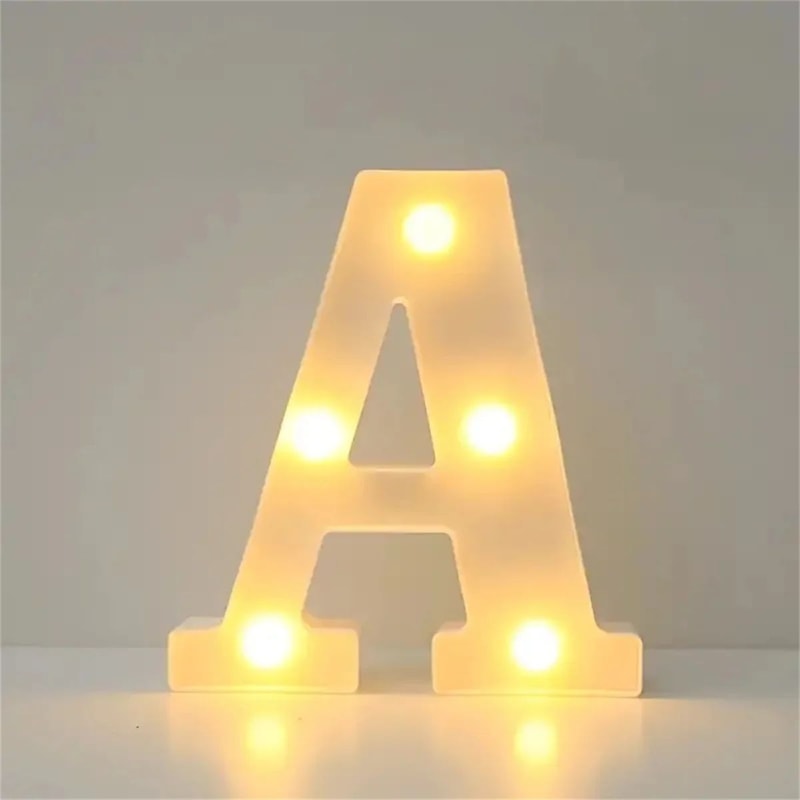 LED Marquee Letter Light 16cm Light Up Alphabet Number Night Decor 11