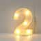 LED Marquee Letter Light 16cm Light Up Alphabet Number Night Decor 2