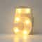 LED Marquee Letter Light 16cm Light Up Alphabet Number Night Decor 5