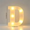 LED Marquee Letter Light 16cm Light Up Alphabet Number Night Decor 6