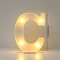 LED Marquee Letter Light 16cm Light Up Alphabet Number Night Decor 8
