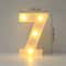 LED Marquee Letter Light 16cm Light Up Alphabet Number Night Decor 13