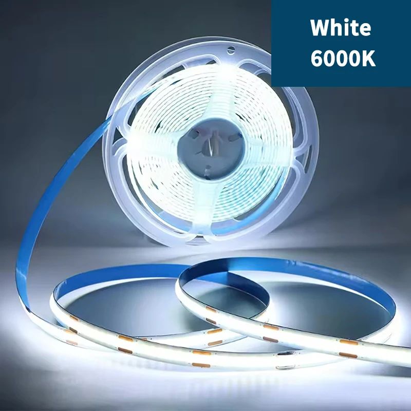 USB COB LED Strip Light 320 LEDsm High Density Flexible Lighting 3000K4000K6000K 7