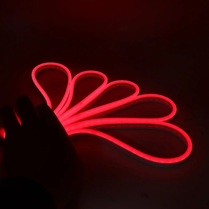 USB Touch Dimmable Neon Strip Light 5V Flexible Neon Rope For DIY Room Decor 9
