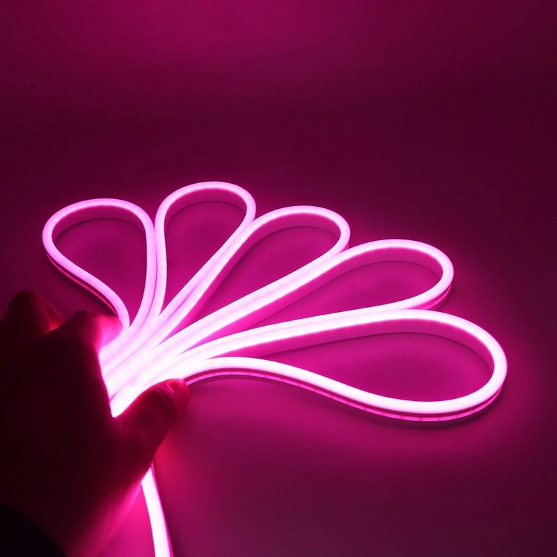 USB Touch Dimmable Neon Strip Light 5V Flexible Neon Rope For DIY Room Decor 12