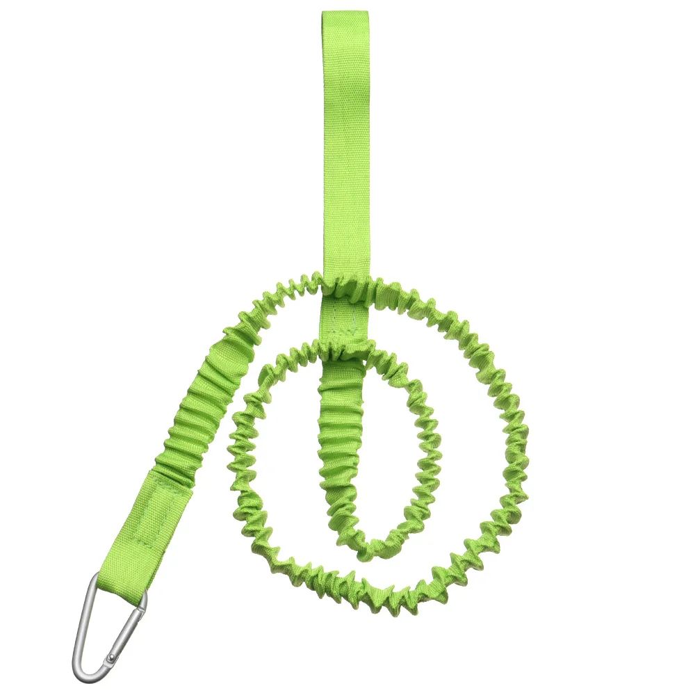 Coiled Kayak Paddle Leash With Carabiner Adjustable Safety Tether For Paddles Rods 6