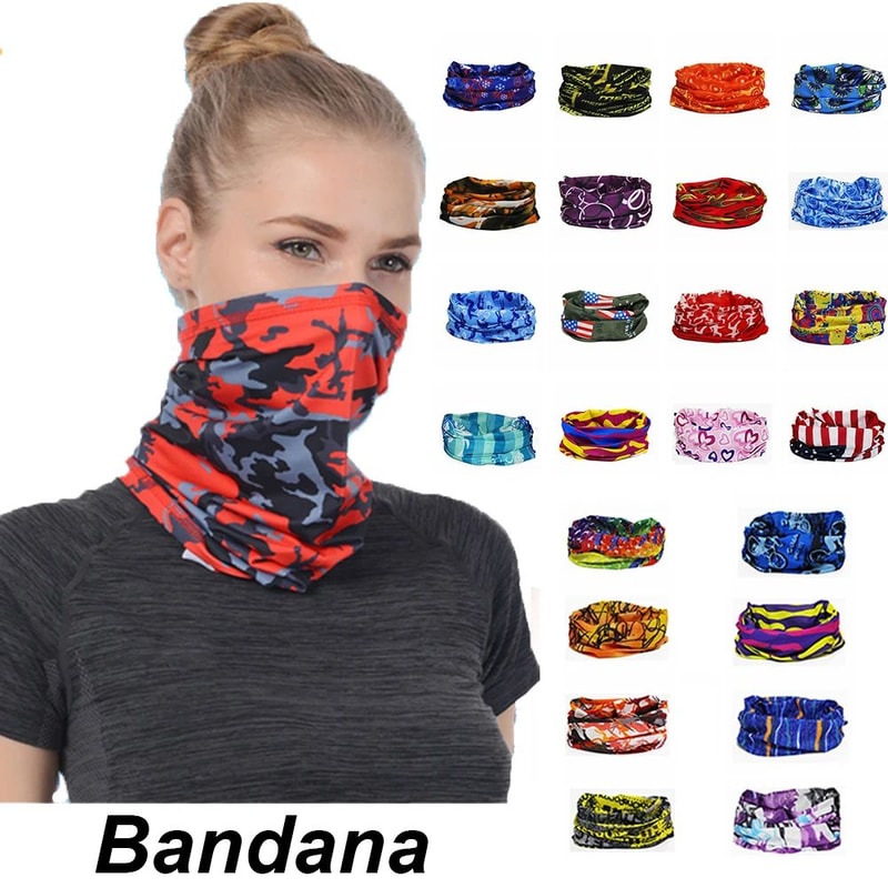 AllSeason Neck Gaiter Tube Bandana Breathable UV Protection Face Cover For Outdoor Sports Travel 0