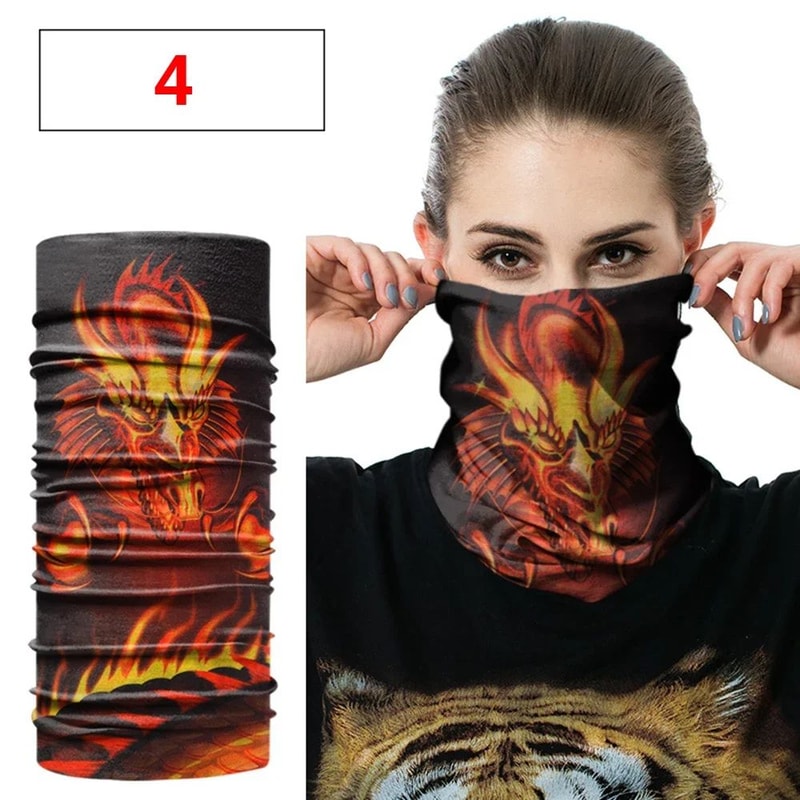 AllSeason Neck Gaiter Tube Bandana Breathable UV Protection Face Cover For Outdoor Sports Travel 3