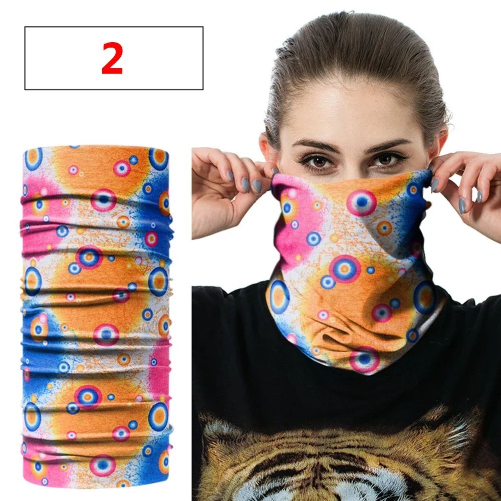 AllSeason Neck Gaiter Tube Bandana Breathable UV Protection Face Cover For Outdoor Sports Travel 2
