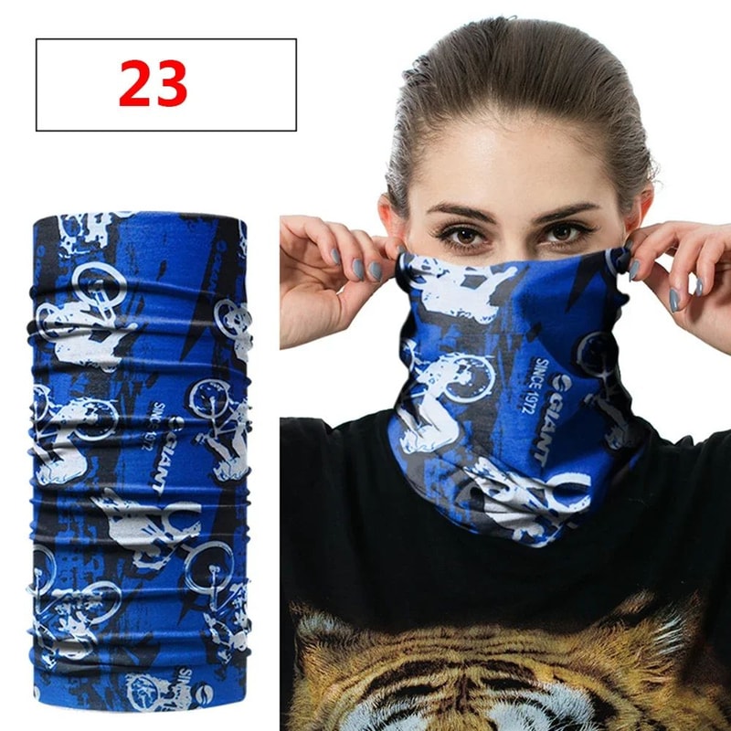 AllSeason Neck Gaiter Tube Bandana Breathable UV Protection Face Cover For Outdoor Sports Travel 8