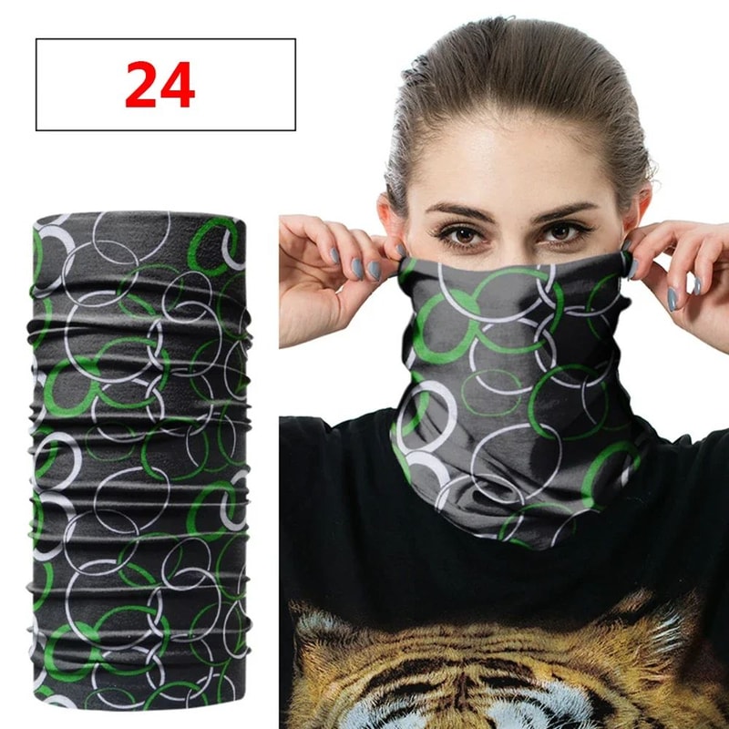 AllSeason Neck Gaiter Tube Bandana Breathable UV Protection Face Cover For Outdoor Sports Travel 9