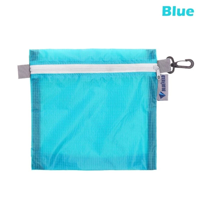 Ultralight Waterproof Nylon Zipper Pouch With Hook Outdoor Camping Hiking Organizer Bag 7