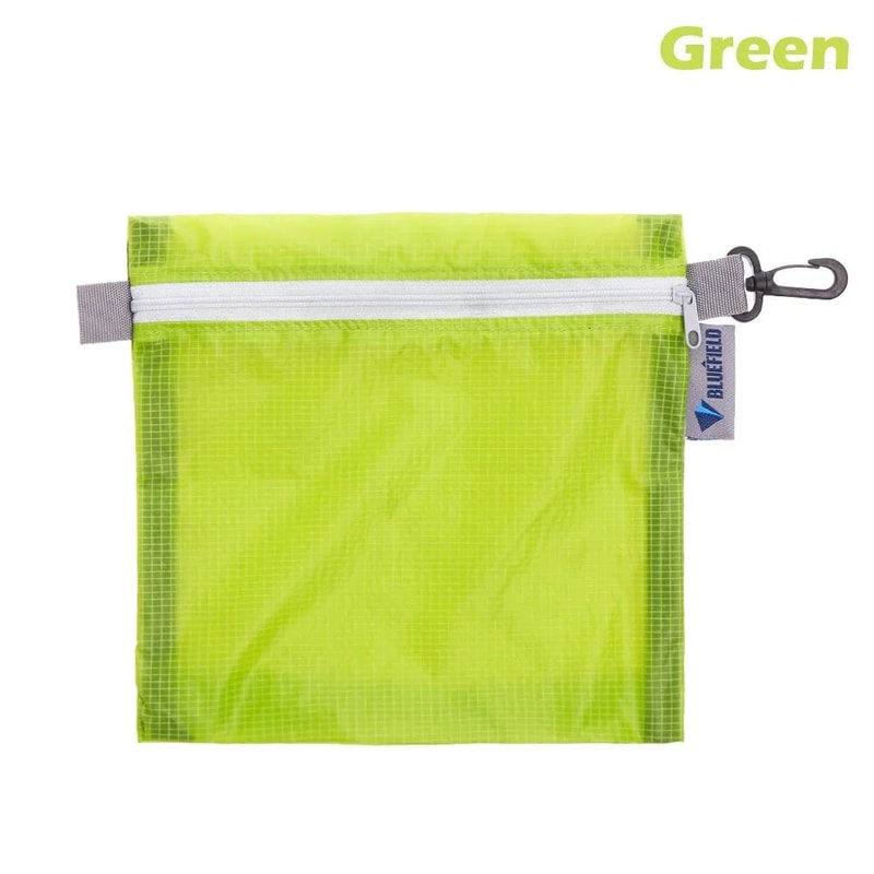Ultralight Waterproof Nylon Zipper Pouch With Hook Outdoor Camping Hiking Organizer Bag 8