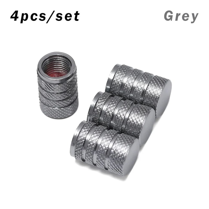 Aluminum Tire Valve Caps 4Pack Dustproof Valve Stem Covers For Cars Motorcycles Bikes 15
