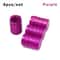 Aluminum Tire Valve Caps 4Pack Dustproof Valve Stem Covers For Cars Motorcycles Bikes 13