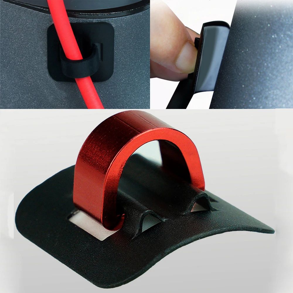 Xiaomi M365 Alloy Cable Organizer Buckle Tidy Wire Clip For M365 Pro Scooter 12pcs 2