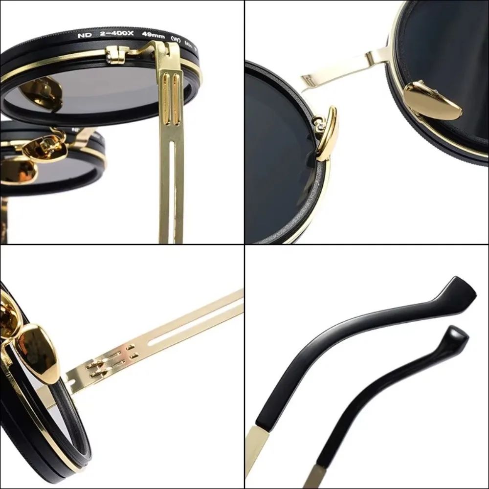 ND2400 Adjustable Dimming Polarized Sunglasses With 9Level ND Filter UV400 Protection 4